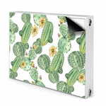 tulup.si Pokrov za radiator PVC Kaktusi s cvetovi 80x60 cm