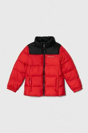 Otroška jakna Columbia U Puffect Jacket rdeča barva - rdeča. Otroška jakna iz kolekcije Columbia. Podložen model