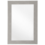 Beliani Stensko ogledalo 60 x 91 cm sivo NEVEZ