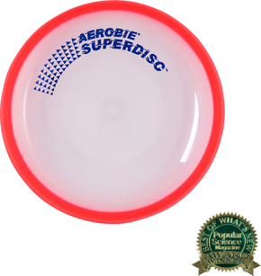 Letalski krog Aerobie SUPERDISC rdeč