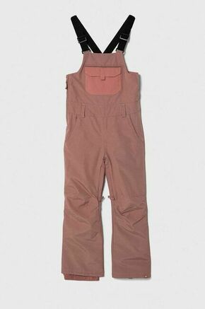 Otroške smučarske hlače Roxy NON STOP BIB GI SNPT roza barva - roza. Otroške smučarske hlače iz kolekcije Roxy. Model izdelan iz vodoodpornega materiala.