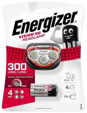 Energizer Vision HD naglavna svetilka