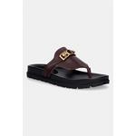 Guess japonke ženske usnjene FARRON bordo FLJFRR.LEA03.RED