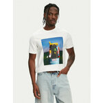 Hunter Majica Brodie Graphic HARM0036251 Bela Regular Fit
