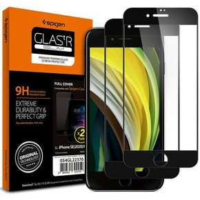 Spigen Full Cover 2-pack zaščitno steklo za iPhone 7/8/SE 2020