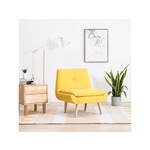 VIDAXL Počivalni stol rumeno blago