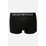 Emporio Armani Underwear črna barva - črna. Boksarice iz kolekcije Emporio Armani Underwear. Model izdelan iz gladke, elastične pletenine.