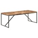 Vidaxl Jedilna miza 200x90x76 cm trden akacijev in mangov les