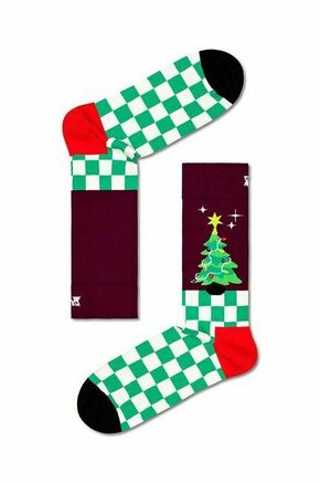 Nogavice Happy Socks Christmas Tree Sock - pisana. Nogavice iz kolekcije Happy Socks. Model izdelan iz elastičnega