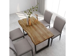 VIDAXL Jedilna miza 140x70x76 cm trden akacijev les