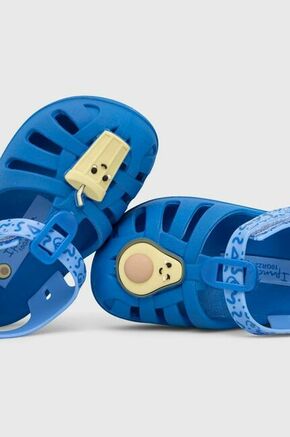 Otroški sandali Ipanema mornarsko modra barva - mornarsko modra. Otroški sandali iz kolekcije Ipanema. Model izdelan iz sintetičnega materiala. Model z mehkim in prožnim podplatom.