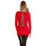 Amiatex Ženska obleka 71743, rdeča, UNIVERZáLNí