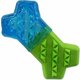 WEBHIDDENBRAND Igrača DOG FANTASY Hladilna kost zeleno-modra 13,5x7,4x3,8cm