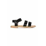 Otroški sandali Emu Australia črna barva - črna. Otroški sandali iz kolekcije Emu Australia. Model izdelan iz ekološkega usnja. Model je enostaven za čiščenje in vzdrževanje.
