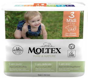 MOLTEX plenice Pure &amp; Nature Midi 4-9 kg