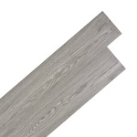 Greatstore Samolepilne PVC talne plošče 5,02 m2 2 mm temno sive