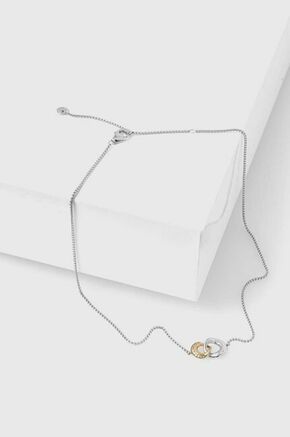 Ogrlica Skagen - pisana. Ogrlica iz kolekcije Skagen. Model z okrasnim obeskom