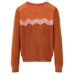 vidaXL Otroški pulover pleten konjak 104