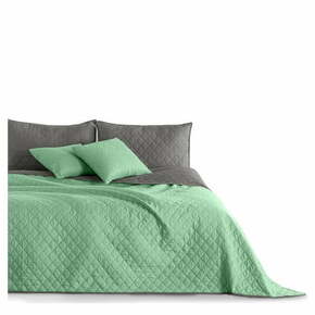 Svetlo zelena obojestranska posteljno pregrinjalo iz mikrovlaken DecoKing Axel