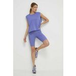 Športne kratke hlače On-running Movement ženske, vijolična barva - vijolična. Športne kratke hlače iz kolekcije On-running. Model izdelan iz hitrosušečega materiala.
