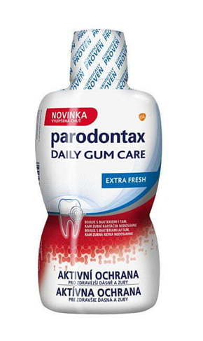 WEBHIDDENBRAND Izpiranje ust za bolj zdrave zobe in dlesni Extra Fresh (Daily Gum Care ) 500 ml