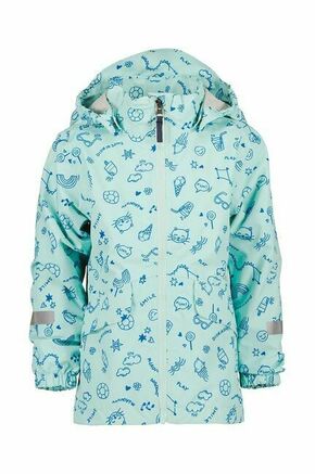 Otroška vodoodporna jakna Didriksons NORMA KIDS PR JKT 3 turkizna barva - turkizna. Otroška jakna iz kolekcije Didriksons. Podložen model