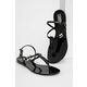 Sandali Karl Lagerfeld JELLY ženski, črna barva, KL80002N - črna. Sandali iz kolekcije Karl Lagerfeld. Model je izdelan iz sintetičnega materiala. Model z mehkim, oblikovanim vložkom zagotavlja udobje.