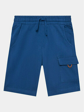 United Colors Of Benetton Kratke hlače iz tkanine 3BL0C901U Modra Regular Fit