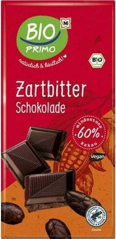 Bio čokolada - temna čokolada 60 %