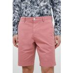 Kratke hlače BOSS moški, roza barva - roza. Kratke hlače iz kolekcije BOSS. Model izdelan iz tanke, elastične tkanine. Izjemno udoben material.