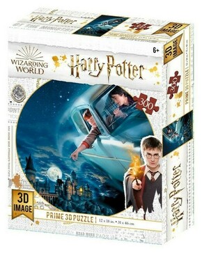 WEBHIDDENBRAND Harry Potter 3D sestavljanka - Harry in Ron letita na Bradavičarko 300 kosov