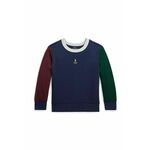 Otroški pulover Polo Ralph Lauren mornarsko modra barva - mornarsko modra. Otroški pulover iz kolekcije Polo Ralph Lauren. Model izdelan iz udobne pletenine.