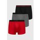 Boksarice Under Armour 3-pack moški, rdeča barva - rdeča. Boksarice iz kolekcije Under Armour. Model izdelan iz elastične pletenine. V kompletu so trije pari.