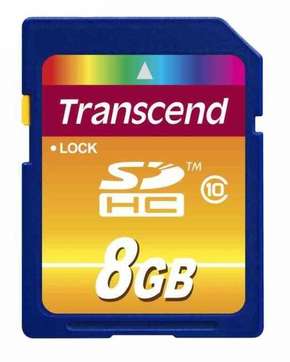 Transcend SDHC 8GB spominska kartica