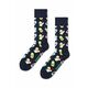 Nogavice Happy Socks Take Away Sock mornarsko modra barva - mornarsko modra. Nogavice iz kolekcije Happy Socks. Model izdelan iz elastičnega, vzorčastega materiala.