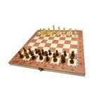 Unikatoy leseni šah 3v1 25165, 34x34 cm