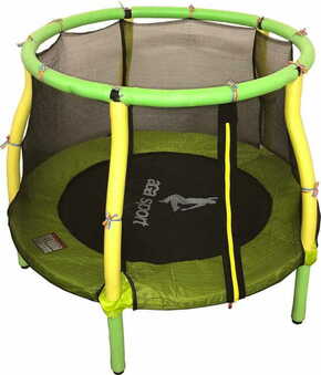 Aga trampolin 116 cm svetlo zelena - rumena + zaščitna mreža
