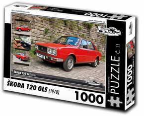 WEBHIDDENBRAND RETRO-AUTA Puzzle št. 11 Škoda 120 GLS (1978) 1000 kosov