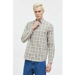 Bombažna srajca Tommy Jeans moška, rjava barva - rjava. Srajca iz kolekcije Tommy Jeans, izdelana iz lahke tkanine. Model iz izjemno udobne bombažne tkanine.