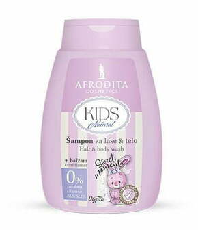 Kozmetika Afrodita šampon za lase &amp; telo + balzam Kids Natural