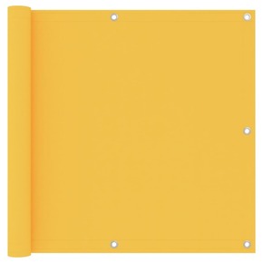 VidaXL Balkonsko platno rumeno 90x300 cm oksford blago