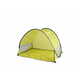 Teddies šotor za plažo, z UV filtrom, 100 x 70 x 80 cm, zložljiv, iz poliestra/kovine, ovalen, rumen, v vrečki iz blaga