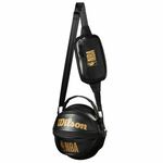 Wilson NBA 3 In 1 Basketball Carry Bag Black/Gold Bag Dodatki za igre z žogo
