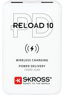 Skross 1.400132 Reload10 power bank z USB / brezžičnim polnjenjem