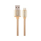 WEBHIDDENBRAND CABLEXPERT Kabel USB 3.0 AM do Type-C (AM/CM), 1,8 m, pleten, zlat, blister
