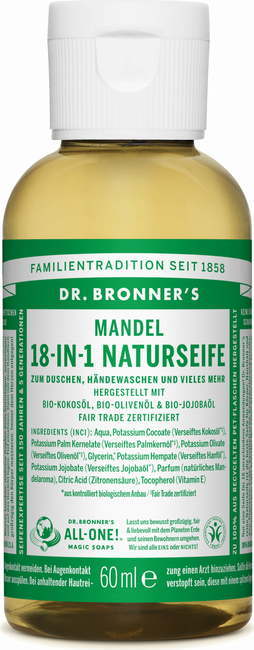 "Dr. Bronner's 18v1 naravno milo z mandljem - 3