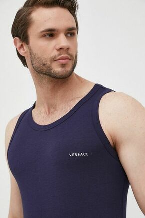 Versace T-shirt (2-pack) - bela. Majica brez rokavov iz zbirke Versace. Model narejen iz tanka