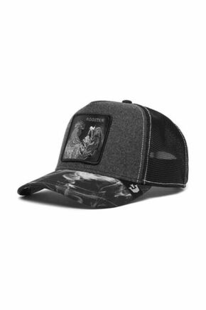 Kapa s šiltom Goorin Bros črna barva - črna. Kapa s šiltom vrste baseball iz kolekcije Goorin Bros. Model izdelan iz tkanine z nalepko.