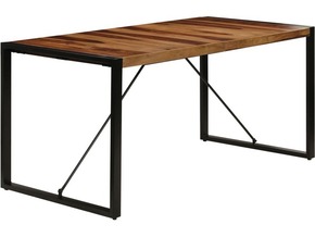 VIDAXL Jedilna miza 160x80x75 cm trden palisander