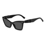 Dsquared2 ICON0026/S 003/IR ONE SIZE (55) Črna/Siva